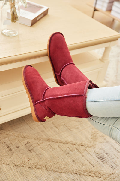 SMAIBULUN Ugg | Classic Suede Mid-Length boots - Claret