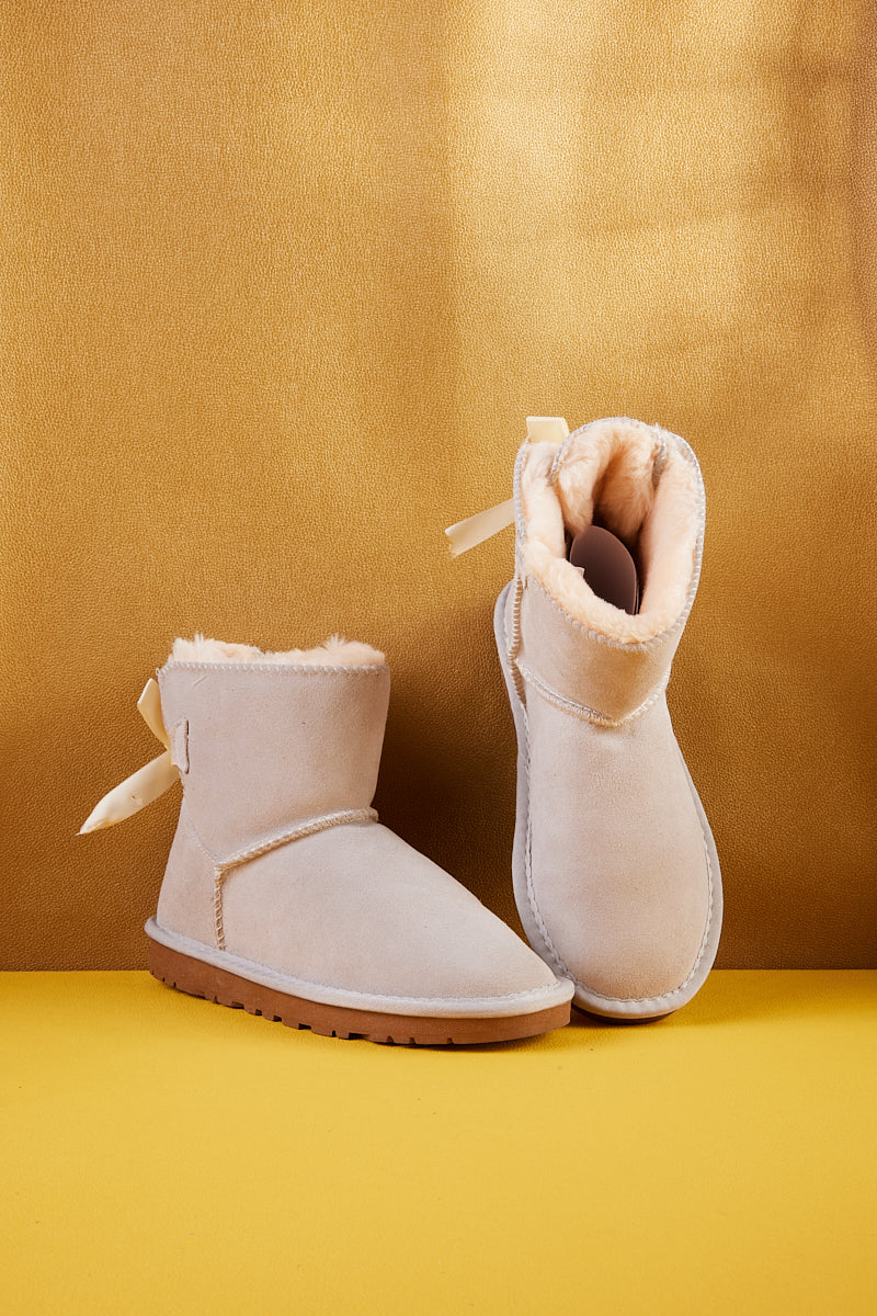 SMAIBULUN Ugg | Bailey Bow Ugg Mini Boots - Cream