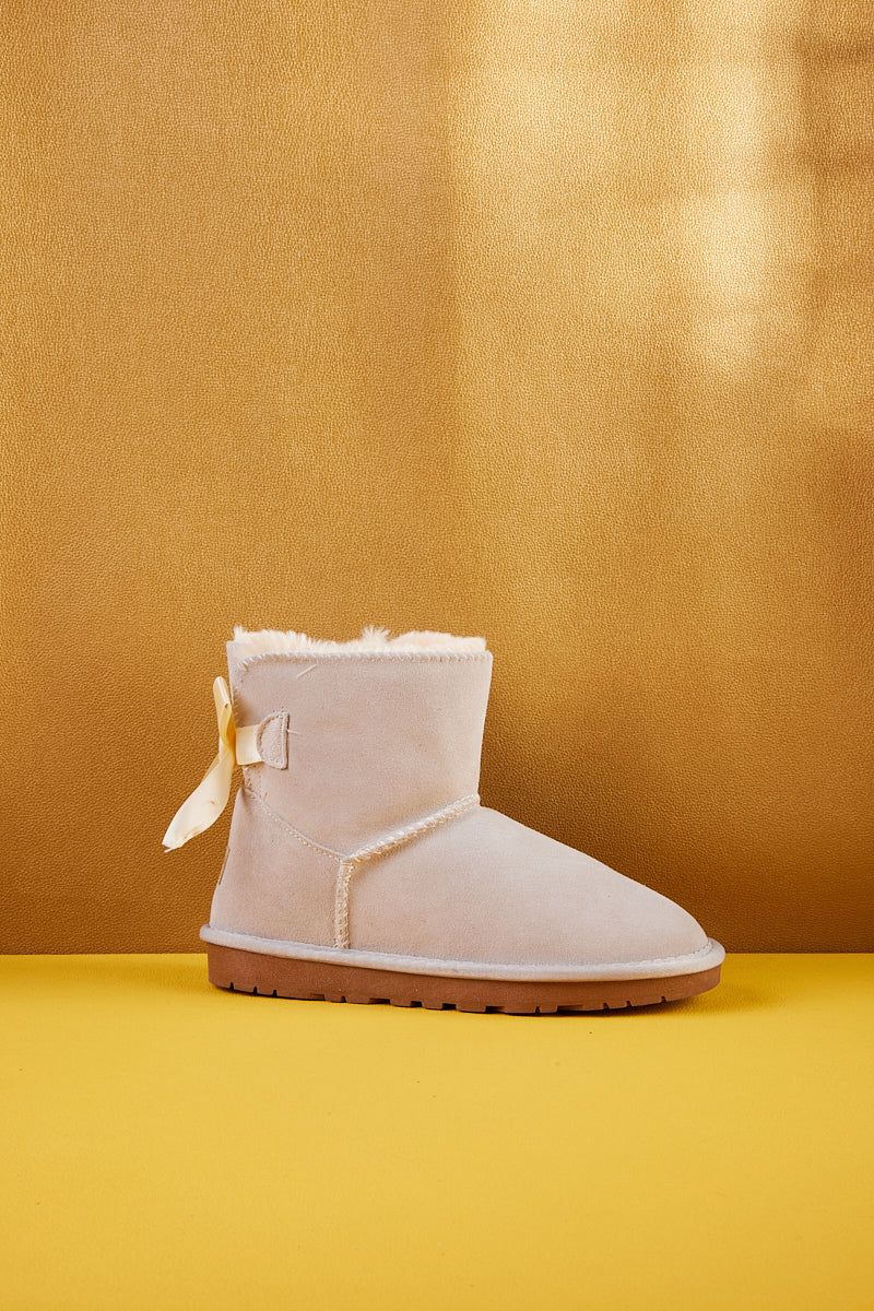 SMAIBULUN Ugg | Bailey Bow Ugg Mini Boots - Cream