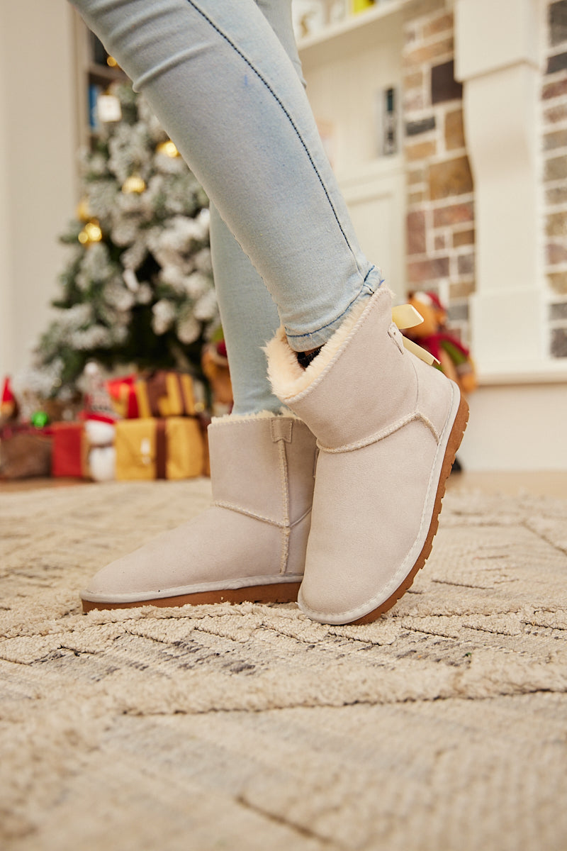 SMAIBULUN Ugg | Bailey Bow Ugg Mini Boots - Cream