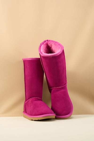 SMAIBULUN Ugg | Classic Suede Mid-Length boots - Fuchsia