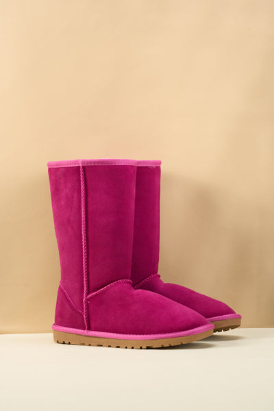 SMAIBULUN Ugg | Classic Suede Mid-Length boots - Fuchsia