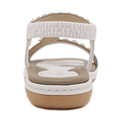 Siketu | Serenade Beaded Comfort Sandal - gray