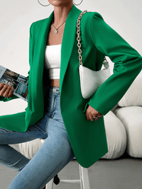 Standards Pocketed Blazer - Green