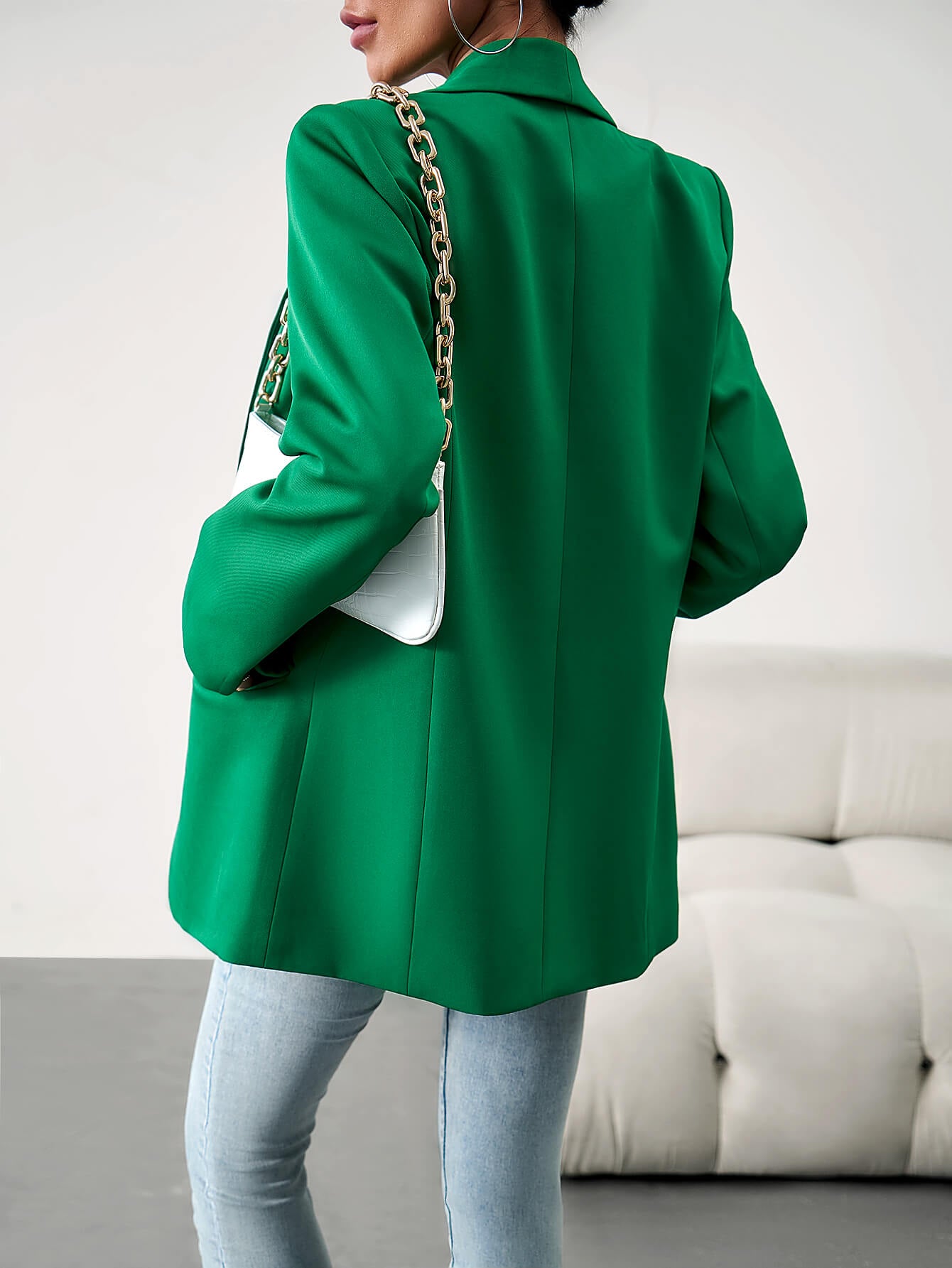 Standards Pocketed Blazer - Green