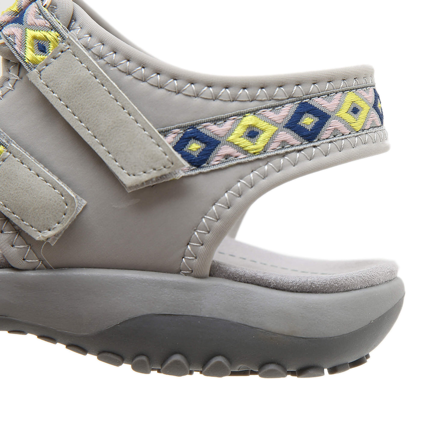 Siketu | Trekking Partner Cushioned Sandal - Grey