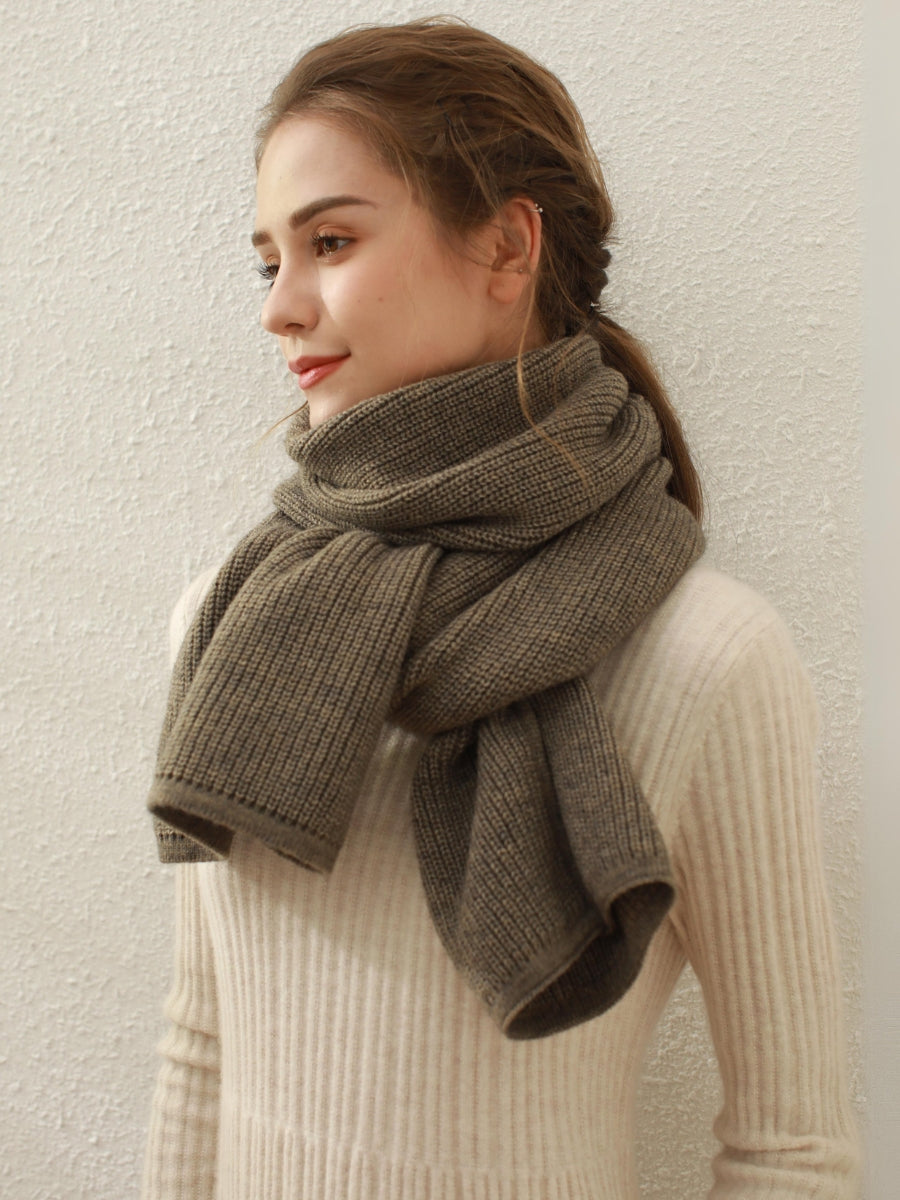 Arielle Cashmere blend Thread Scarf - Grey