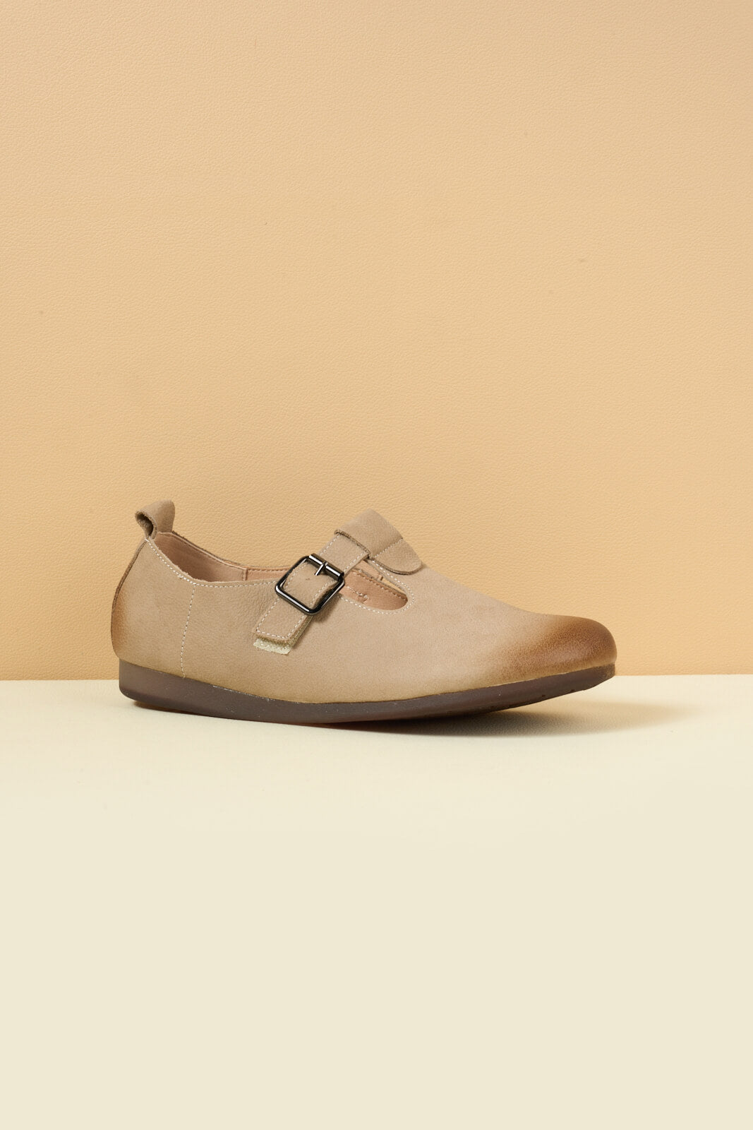 Rumour Has It | Marley Leather Clog - khaki