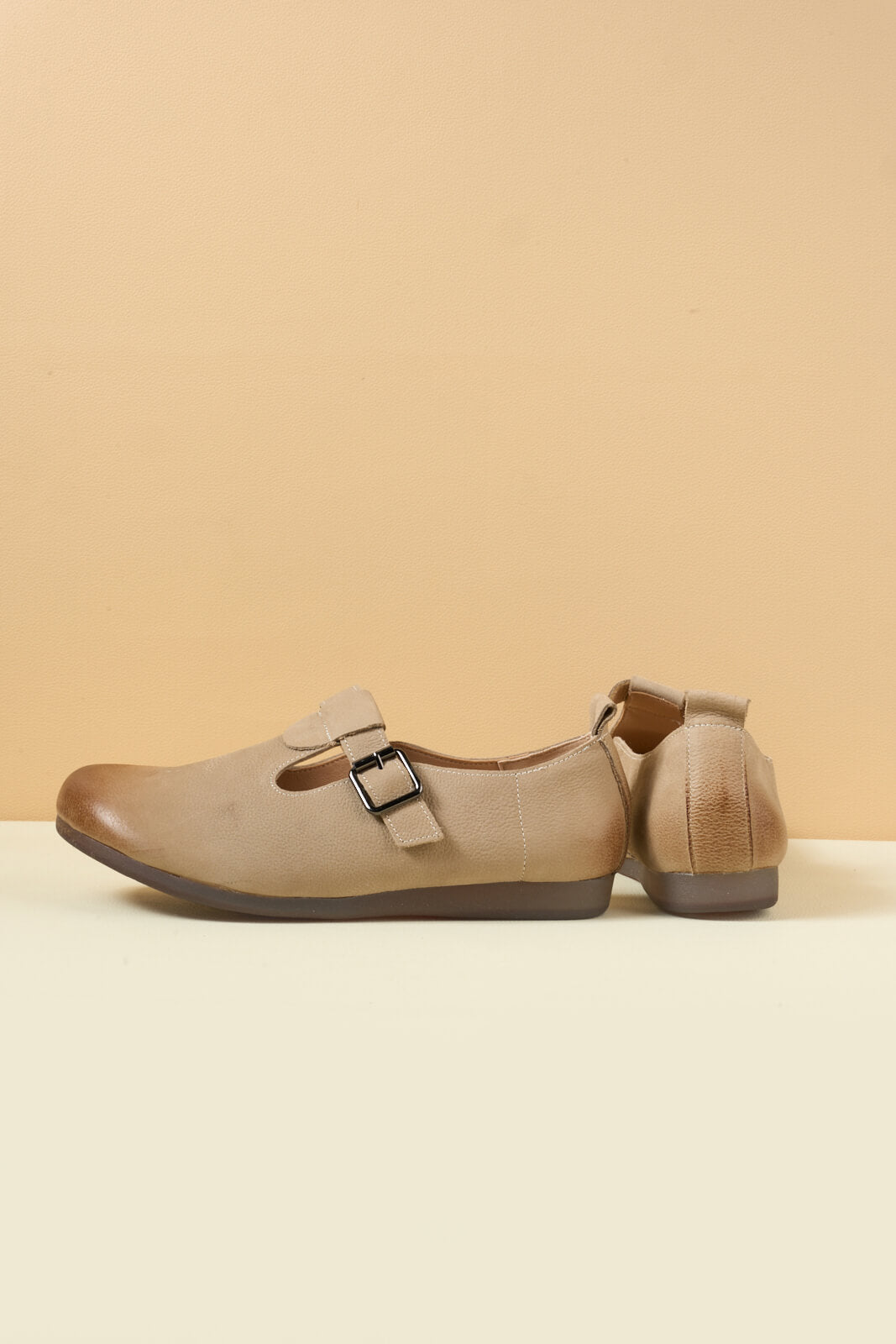 Rumour Has It | Marley Leather Clog - khaki