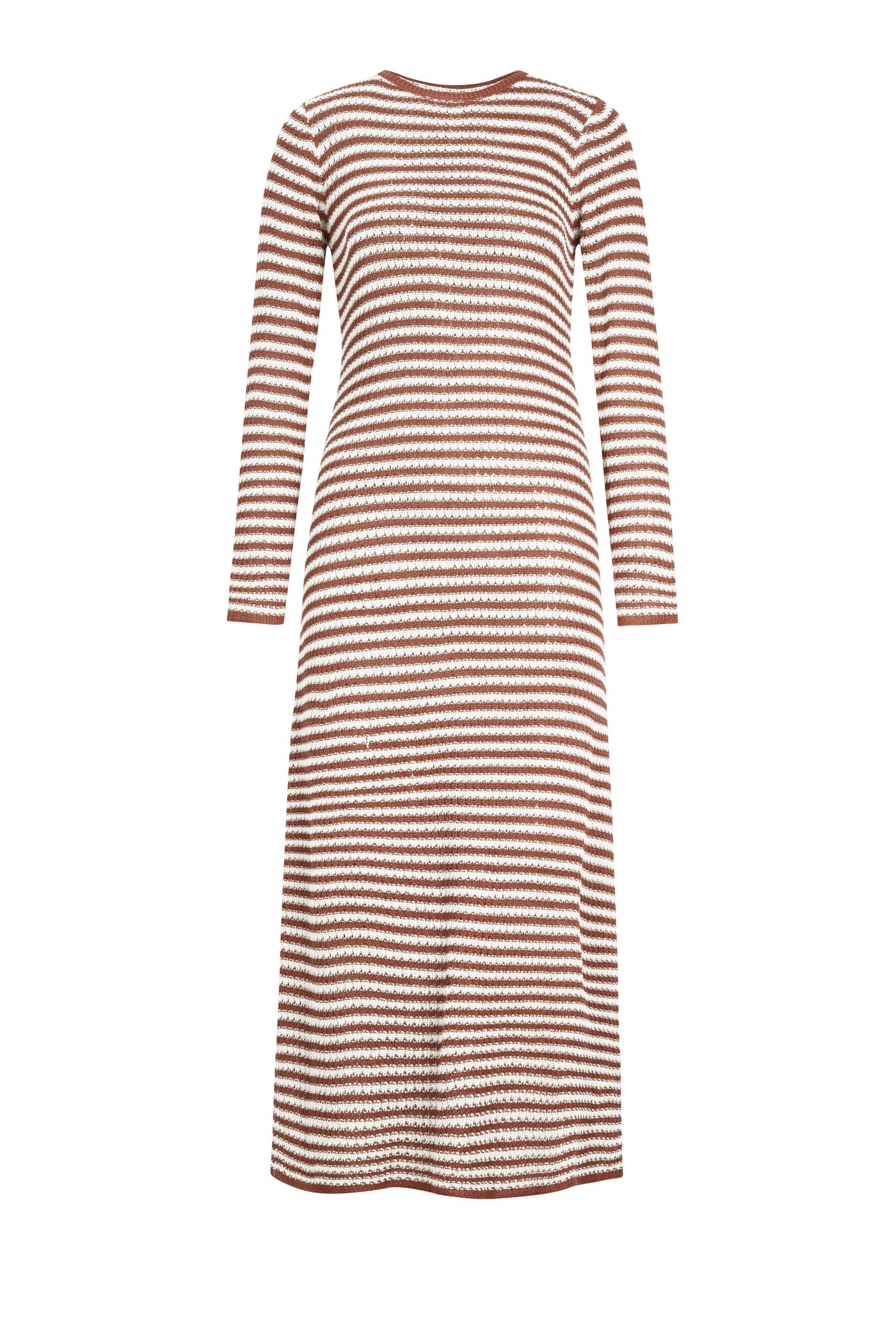 Relax My Way Stripe Sweater Maxi Dress