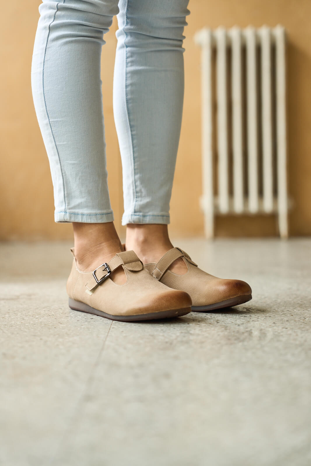 Rumour Has It | Marley Leather Clog - khaki