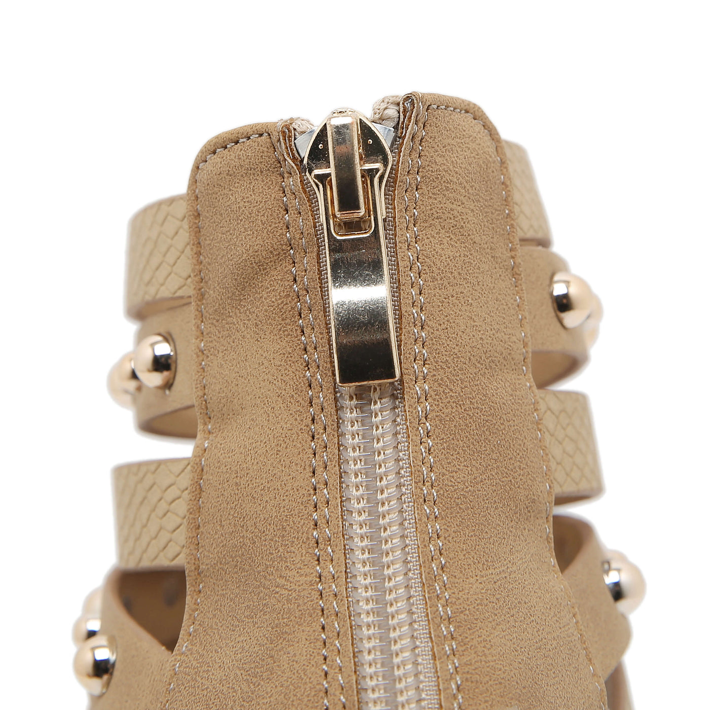 Siketu | Make A Scene Studded Gladiator Sandal - khaki