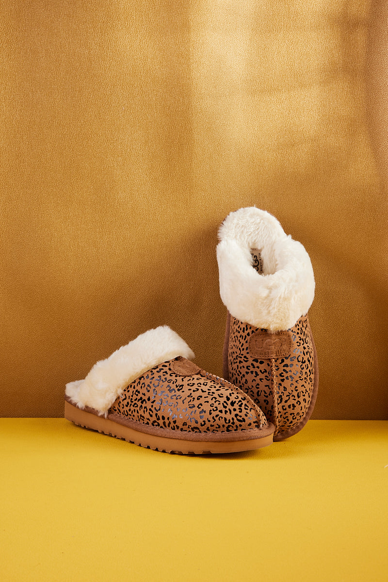 Ugg scuffette slippers leopard fashion