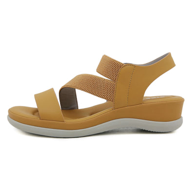 Siketu | Carmela Cushioned Footbed Sandal - Mustard