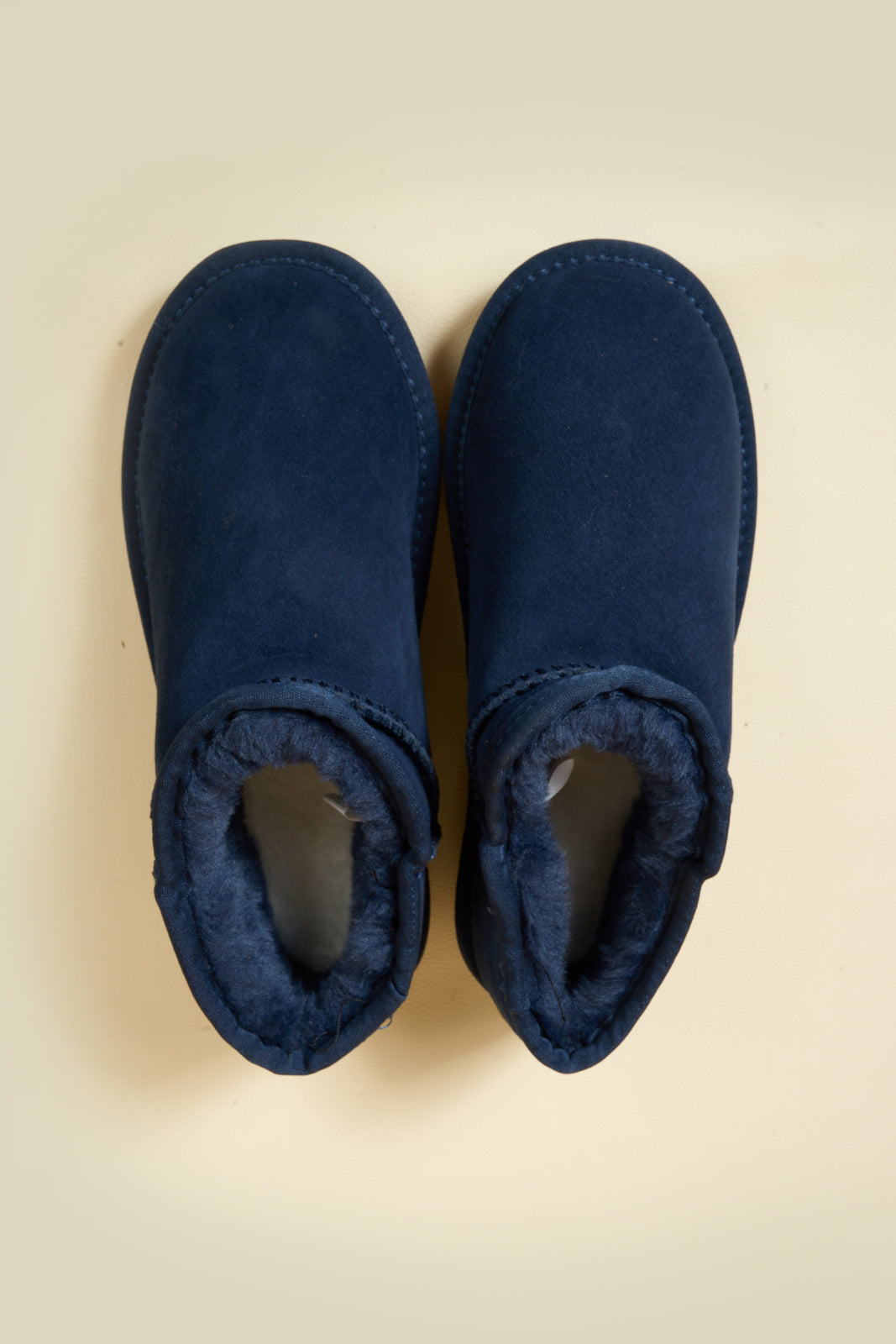 SMAIBULUN Ugg | Faux-Fur-Lined Suede Tasman Ankle Boot - Navy