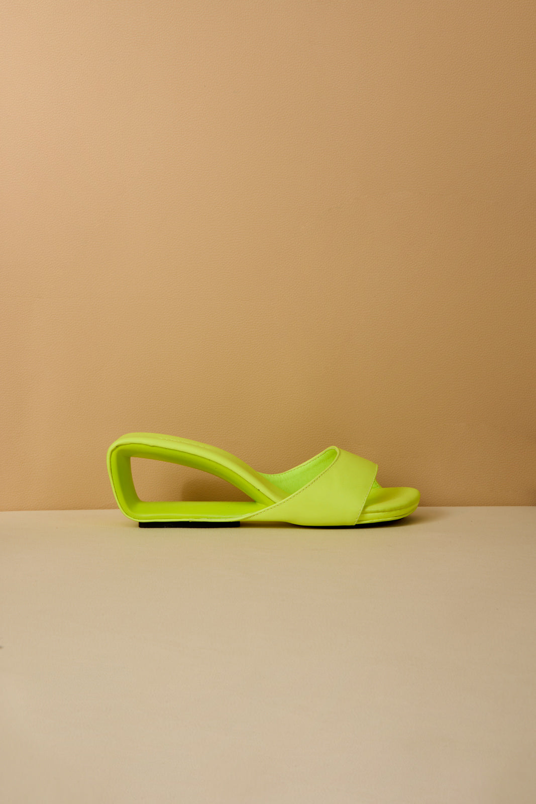 Jady Rose | In Your Court Leather Slides - Green