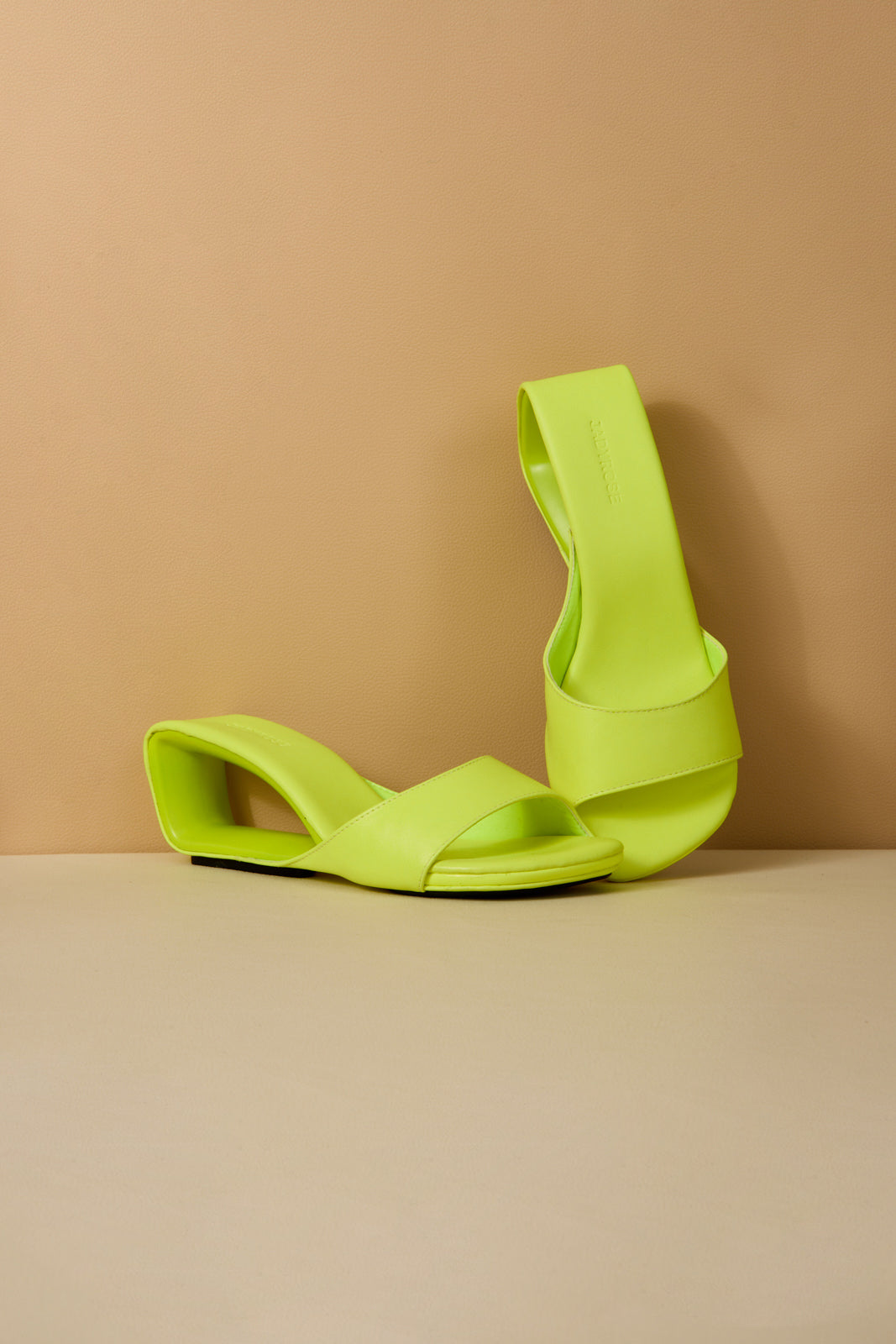 Jady Rose | In Your Court Leather Slides - Green