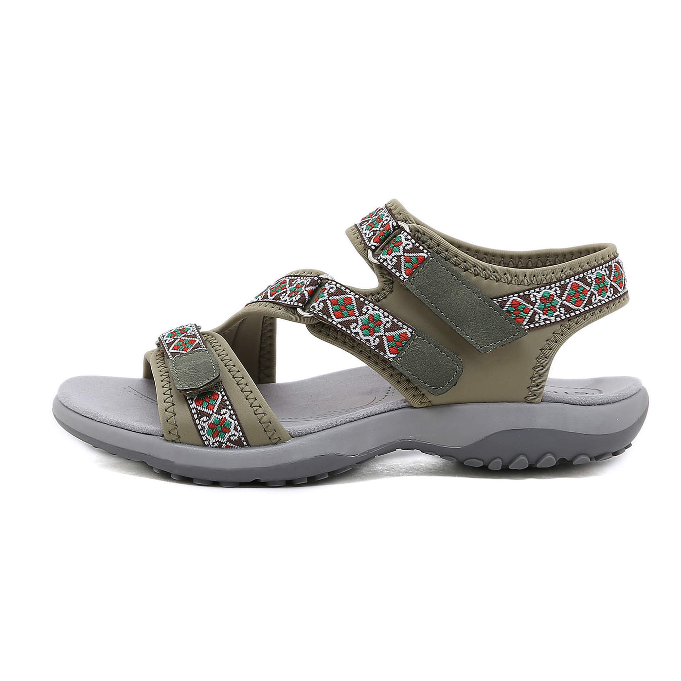 Siketu | Trekking Partner Cushioned Sandal - Olive