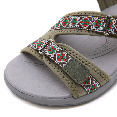 Siketu | Trekking Partner Cushioned Sandal - Olive