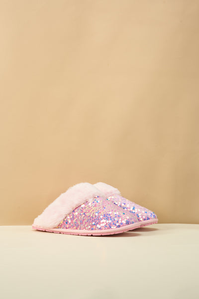 SMAIBULUN Ugg | Cozy Day Glam Sequins Slipper - Pink