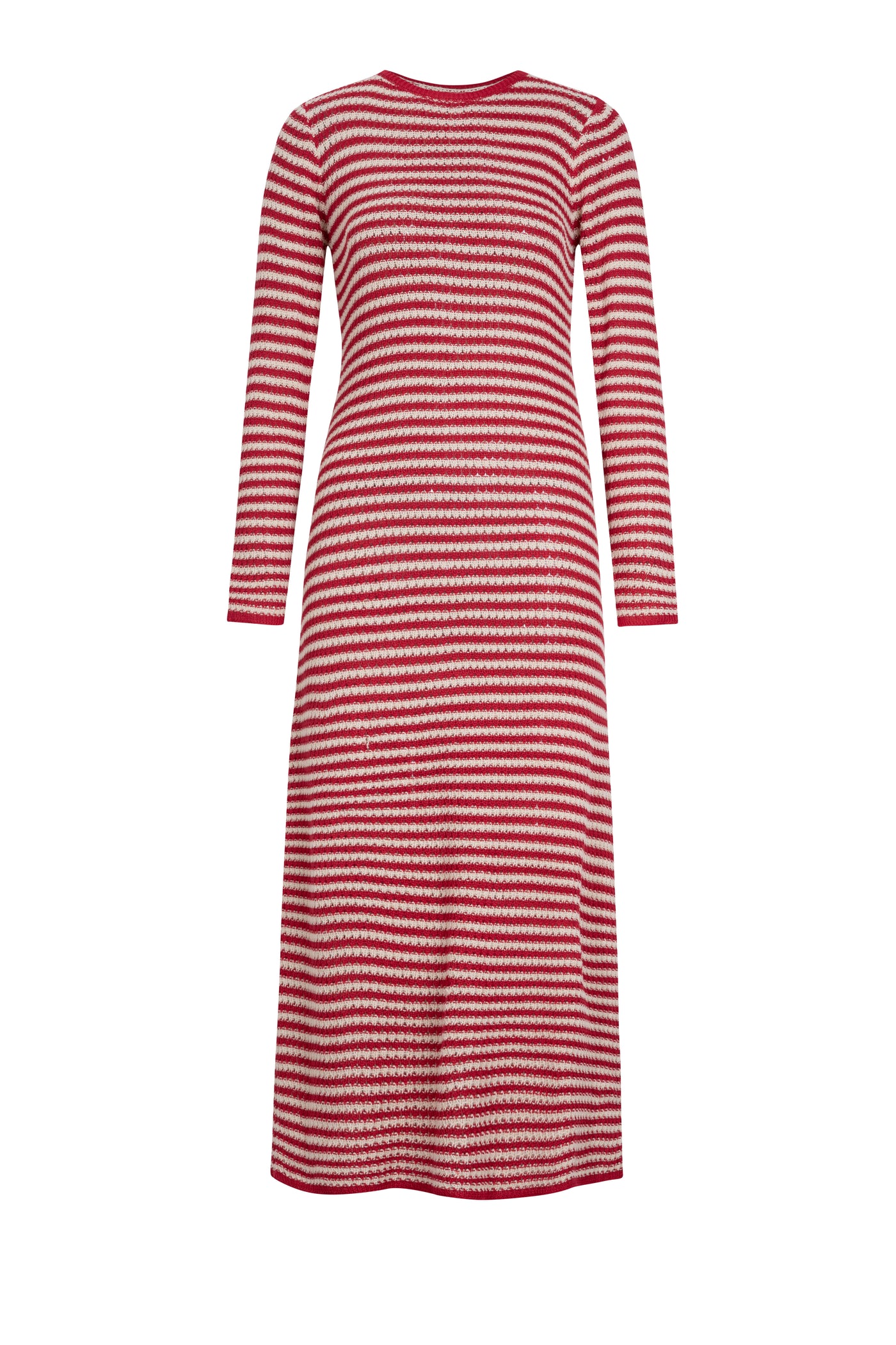 Relax My Way Stripe Sweater Maxi Dress