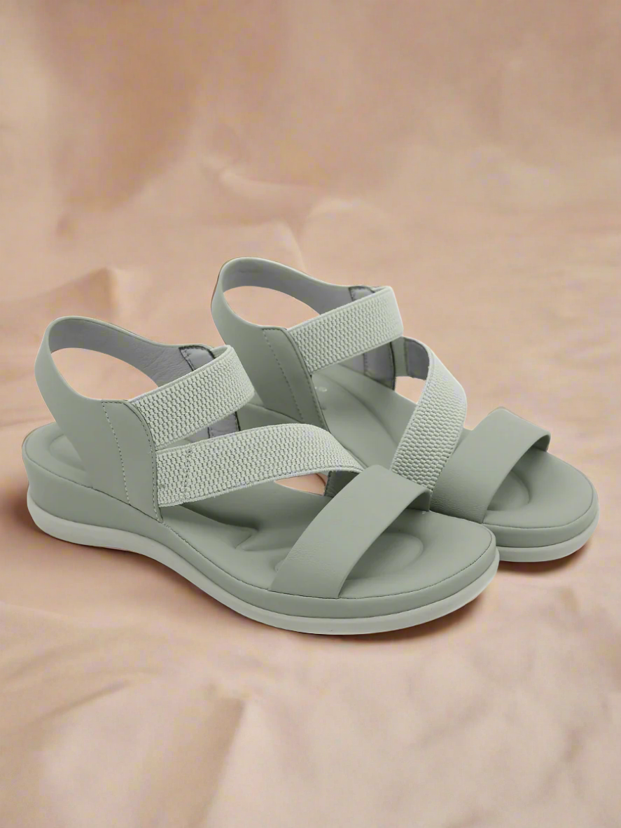 Siketu | Carmela Cushioned Footbed Sandal - Sage