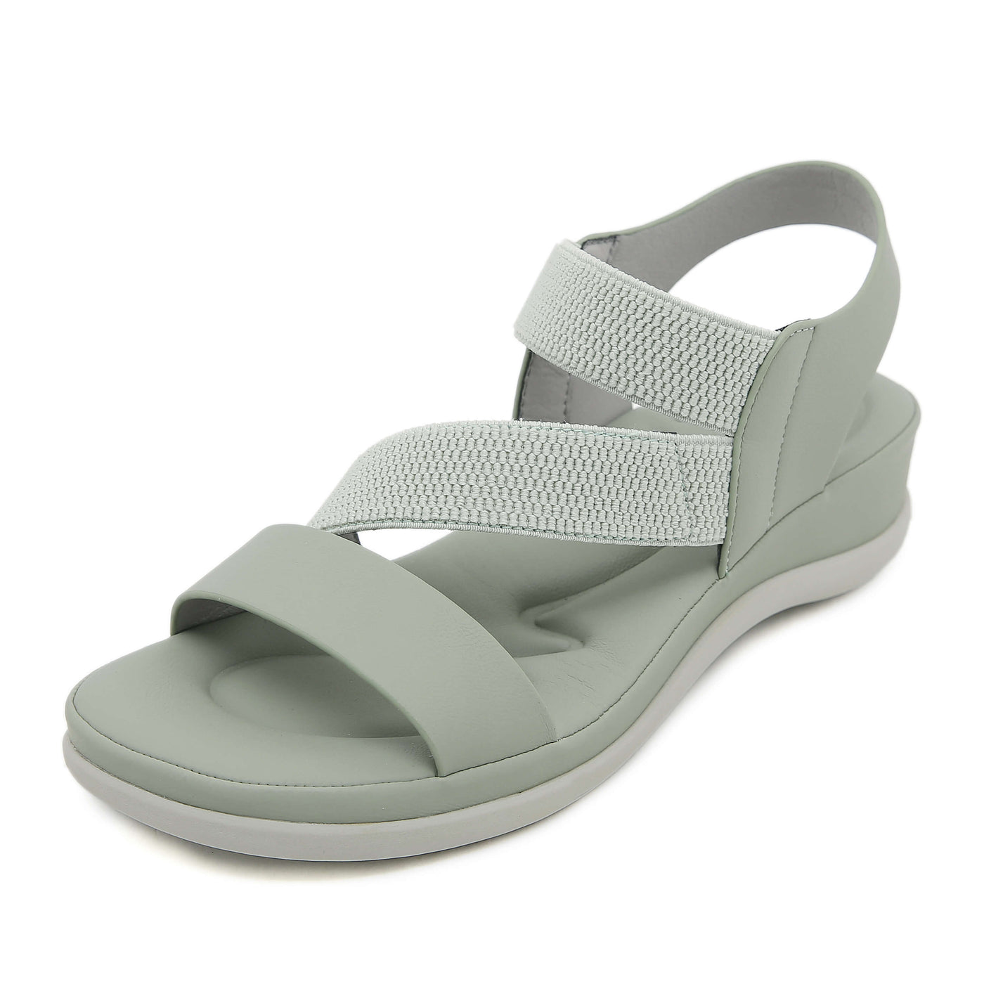 Siketu | Carmela Cushioned Footbed Sandal - Sage