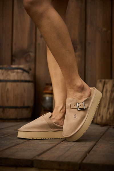 SMAIBULUN Ugg | Forever Iconic Platform Clog - Sand