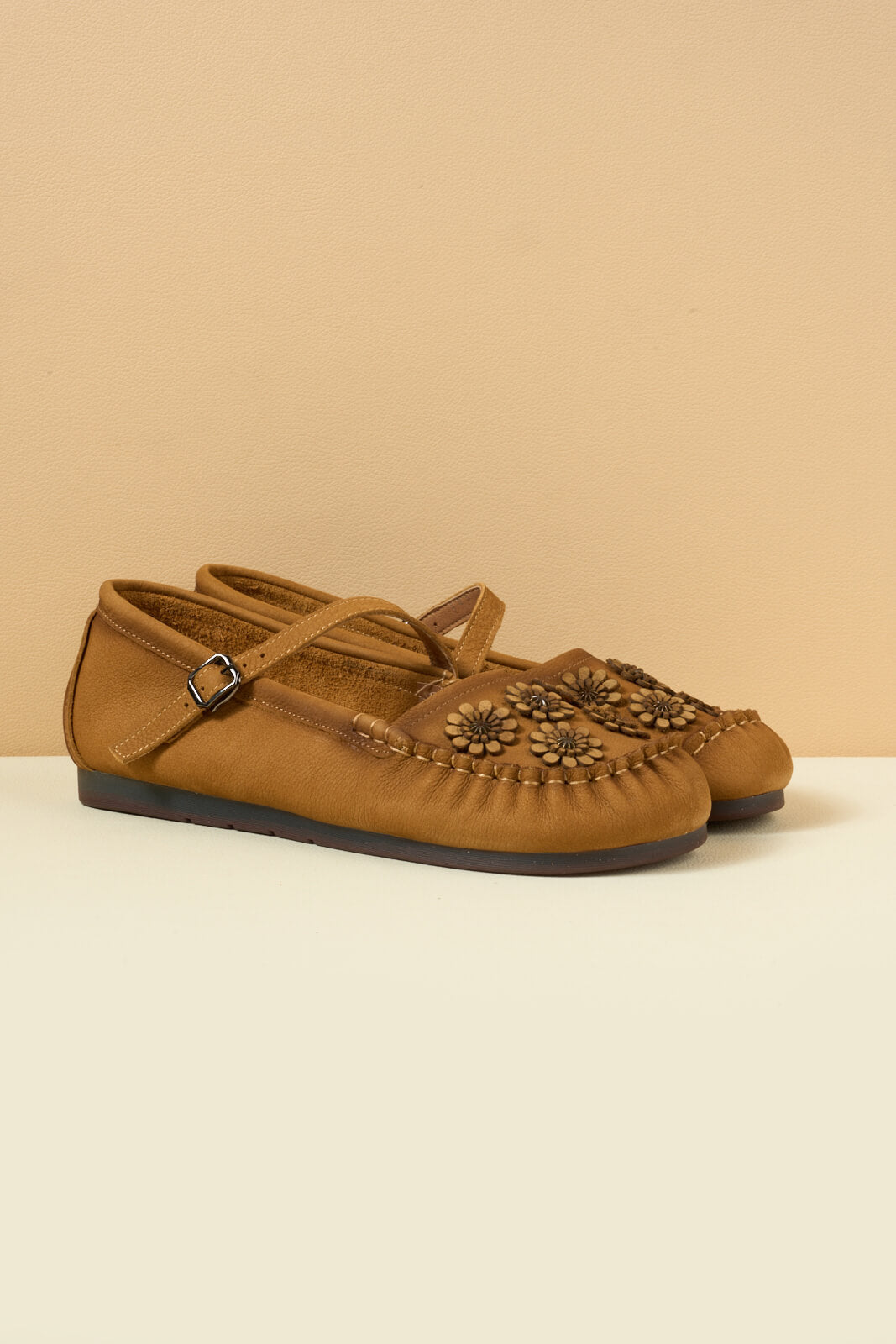 Rumour Has It | Daisy Leisure Leather Loafer - tan