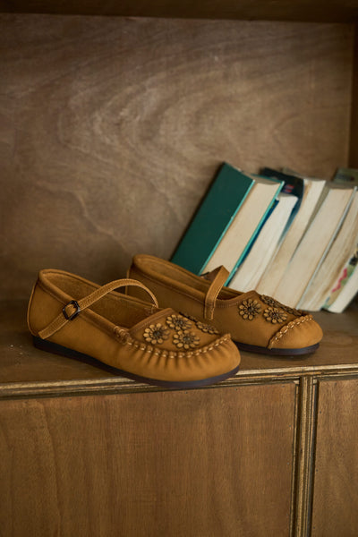 Rumour Has It | Daisy Leisure Leather Loafer - tan