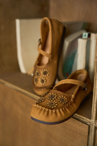 Rumour Has It | Daisy Leisure Leather Loafer - tan