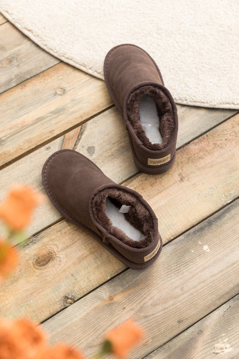 Ugg fur lined slippers hotsell