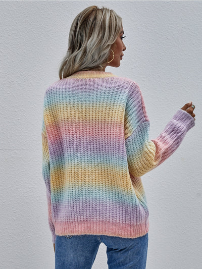 Smaibulun | Tie-Dye Bat-Sleeve Sweater - Lilac