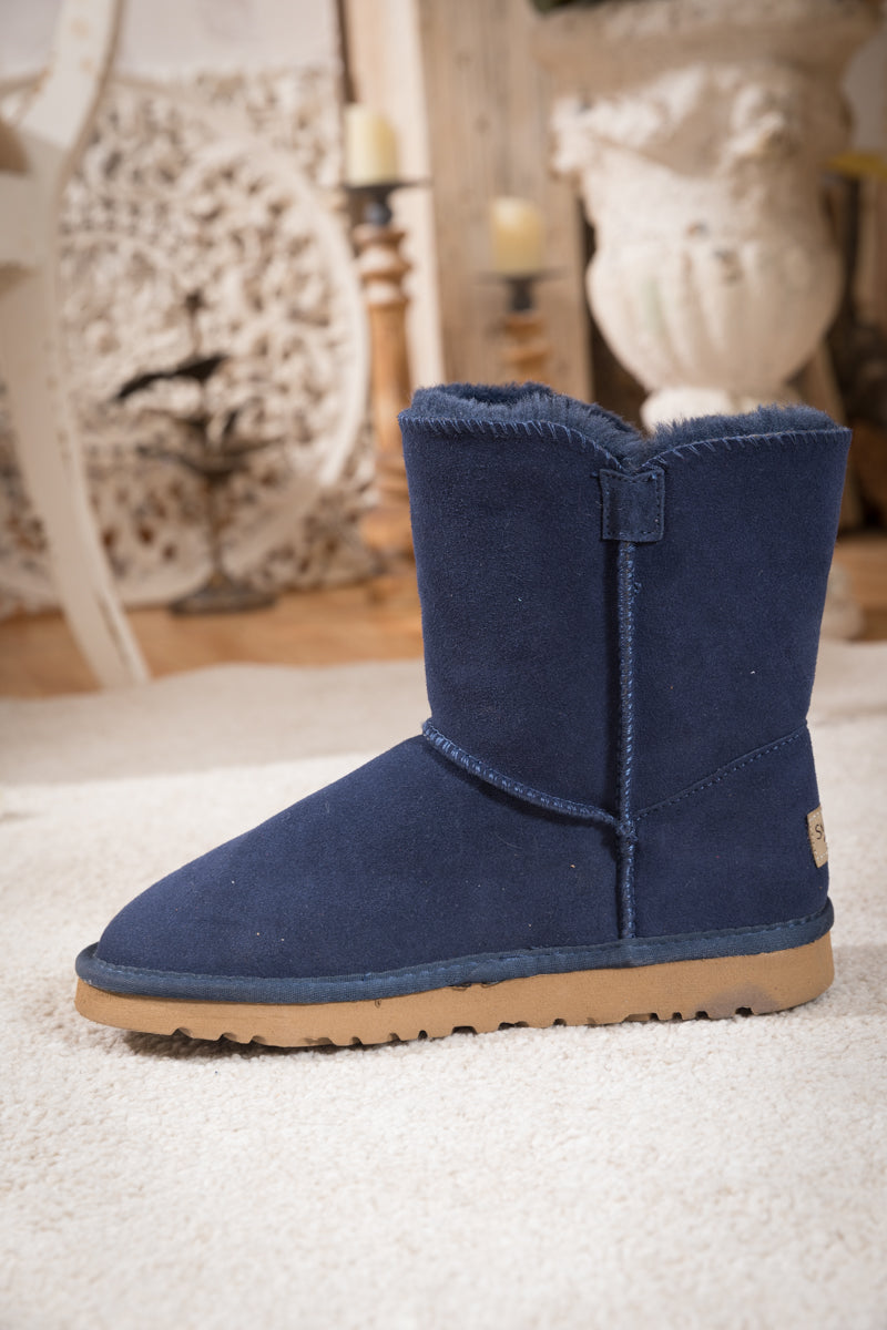 Womens navy blue ugg fashion boots